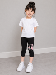Quần legging co giãn mềm mát micky cute đáng yêu cho bé gái mùa hè