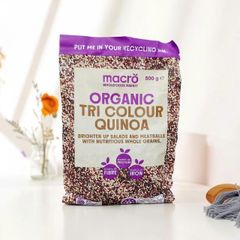 Quinoa Macro Organic 500g Hạt Diêm Mạch 3 Màu Cao Cấp