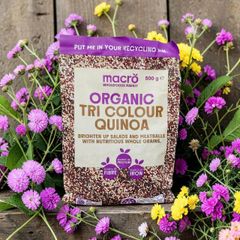 Hạt Diêm Mạch Organic Macro Tri Colour 500g Ngũ Cốc Tự Nhiên