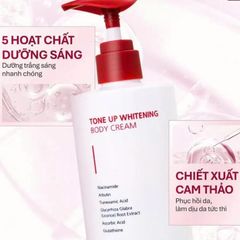 Kem Dưỡng Thể Nâng Tone, Cấp Ẩm Eviralab Tone Up Whitening Body Cream 300ml [ hàng nhập khẩu]