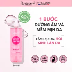 Nước Hoa Hồng thiên nhiên thuần chay Evoluderm Cho Da Khô Và Nhạy Cảm 500ml (QT)