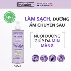 [EVOLUDERM] Gel Tắm Dưỡng Da Hương Lavender Evoluderm Relaxing Lavender Shower Gel 500ml