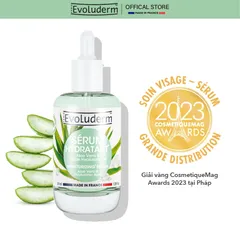 [EVOLUDERM] Tinh chất EVOLUDERM MOISTURIZING SERUM giúp dưỡng ẩm sâu, không bết dính 30ml.