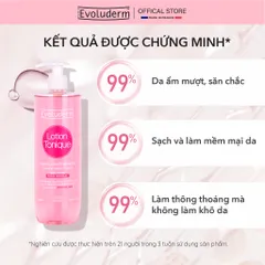 Nước Hoa Hồng thiên nhiên thuần chay Evoluderm Cho Da Khô Và Nhạy Cảm 500ml (QT)