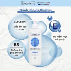 Sữa Tẩy Trang Evoluderm Giúp Làm Sạch, Dưỡng Ẩm Và Mềm Mịn Làn Da 500ml (QT)