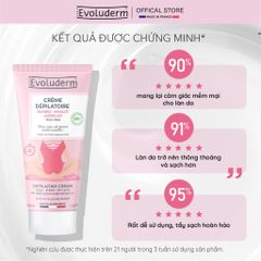 [EVOLUDERM x VHL] Kem tẩy lông vùng Bikini, nách, tay chân Evoluderm DEPILATORY CREAM 150ml