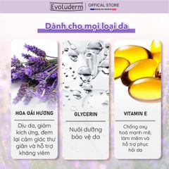 Gel Tắm Dưỡng Ẩm Evoluderm Giúp Làm Sạch Và Nuôi Dưỡng Làn Da 500ml