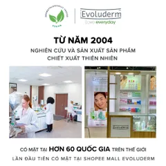 Nước Tẩy Trang không cồn Evoluderm thiên nhiên thuần chay, làm sạch sâu, da mịn màng 500ml (QT)