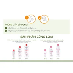 [EVOLUDERM] COMBO 02 Nước tẩy trang EVOLUDERM MICELLAR CLEANSING WATER COMBINATION TO OILY SKINS 250ml