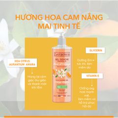 Gel Tắm Evoluderm Dưỡng Ẩm Mềm Mại Chiết Xuất Hoa Cam Orange Blossom 500ml