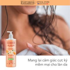 Sữa tắm Dưỡng da Evoluderm dưỡng da mịn màng, mùi hương dịu nhẹ 500ml (QT)