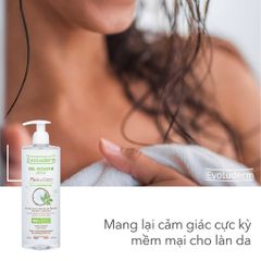 [EVOLUDERM] Gel tắm Detox Dưỡng Da Từ Dừa Và Trà Xanh Evoluderm Pluie de Coco Shower Gel 500ml