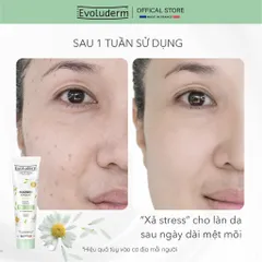 Tẩy tế bào chết mặt Evoluderm thiên nhiên thuần chay giúp làm sạch da, giảm mụn, trắng da 150ml (QT)