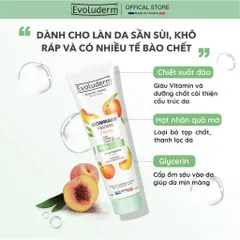 Tẩy tế bào chết mặt Evoluderm thiên nhiên thuần chay giúp làm sạch da, giảm mụn, trắng da 150ml (QT)