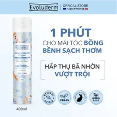 Dầu Gội Khô Evoluderm Giúp Làm Sạch Tóc, Làm Phồng Tóc Cấp Tốc (QT)