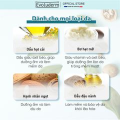 Sữa Dưỡng Thể Evoluderm Dưỡng Ẩm Dưỡng Sáng Mịn Màng Toàn Thân 500ml (QT)