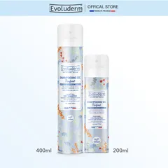 Dầu Gội Khô Evoluderm Giúp Làm Sạch Tóc, Làm Phồng Tóc Cấp Tốc (QT)
