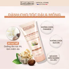 Kem Xả Evoluderm Không Silicone, Chiết Xuất Giúp Tóc Suôn Mượt, Khỏe Mạnh ( Nhiều phân loại)