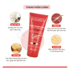 Kem Xả Evoluderm Không Silicone, Chiết Xuất Giúp Tóc Suôn Mượt, Khỏe Mạnh ( Nhiều phân loại)