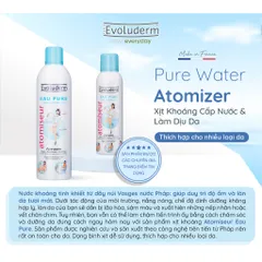 Xịt khoáng dưỡng da Evoluderm dưỡng ẩm tức thì cho da 50ml, 150ml, 400ml