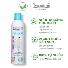 Xịt khoáng dưỡng da Evoluderm dưỡng ẩm tức thì cho da 50ml, 150ml, 400ml