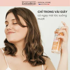 Xịt dưỡng tóc giúp nuôi dưỡng phục hồi độ bóng cho tóc khô và xỉn màu Evoluderm Brume Cheveur Keratine