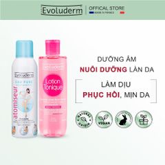 COMBO Xịt khoáng Evoluderm 150ml và Nước Hoa Hồng Cho Da Evoluderm 250ml