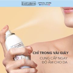 COMBO Xịt khoáng Evoluderm 150ml và Nước Hoa Hồng Cho Da Evoluderm 250ml