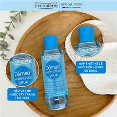 Nước Tẩy Trang 2 Lớp Dành Cho Mắt và Môi Evoluderm Waterproof Eye Make-Up Remover 150ml