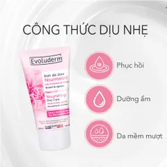 [Evoluderm] Kem dưỡng ẩm phục hồi và nuôi dưỡng làn da khô nhạy cảm EVOLUDERM NOURISHING DAY CARE ban ngày 50ml(18347)