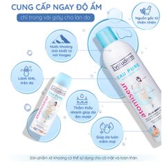 COMBO Xịt khoáng Evoluderm 150ml và Nước tẩy trang sạch sâu, dưỡng ẩm Evoluderm 250ml