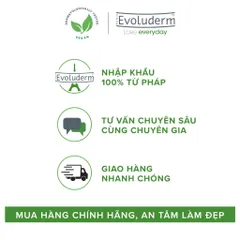Bộ Xịt Khoáng Evoluderm dưỡng ẩm cấp nước 400ml và Nước Hoa Hồng cho da hỗn hợp dầu mụn 250ml