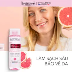 Nước Tẩy Trang Evoluderm Anti-Imperfections Chiết Xuất Bưởi Hồng, Công Thức Đặc Biệt Dành Da Dầu Mụn 250ml(20389)