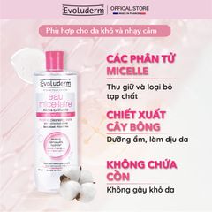 COMBO Xịt khoáng Evoluderm 150ml và Nước tẩy trang sạch sâu, dưỡng ẩm Evoluderm 250ml