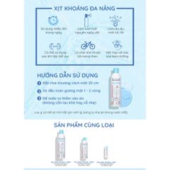 COMBO Xịt khoáng Evoluderm 150ml và Nước tẩy trang sạch sâu, dưỡng ẩm Evoluderm 250ml