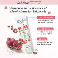COMBO Xịt khoáng Evoluderm 150ml và Tẩy tế bào chết chiết xuất hương Lựu cho da mặt Evoluderm 150ml