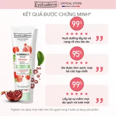 COMBO Xịt khoáng Evoluderm 150ml và Tẩy tế bào chết chiết xuất hương Lựu cho da mặt Evoluderm 150ml