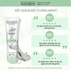[HSD:10.26] Mặt nạ đất sét ngừa mụn sáng da giảm bã nhờn hiệu quả Evoluderm clay mask Purifying 150ml