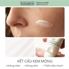 [Evoluderm] Kem dưỡng ẩm ban ngày EVOLUDERM MOISTURIZING DAY CARE da thường, hỗn hợp 50ml