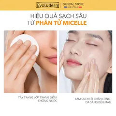 Nước Tẩy Trang Vitamin C Làm Sạch và Tươi Tắn Da Evoluderm Micellar Water Makeup Remover Vitamin C ( Nhiều phân loại)