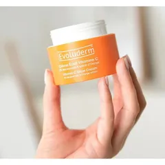Kem dưỡng EVOLUDERM VITAMIN C GLOW CREAM hỗ trợ trắng sáng da Evoluderm chiết xuất Vitamin C 50ml