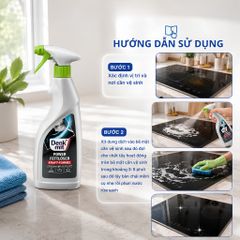 Chai Xịt Tẩy Dầu Mỡ Denkmit 750ml - Làm Sạch Hiệu Quả Nhà Bếp, Khử Mùi An Toàn, Nhập Khẩu Đức Chính Hãng