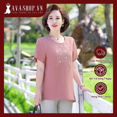 (THANH LÝ) Bộ Đồ Trung Niên Thun Cotton Mềm Đẹp AB34