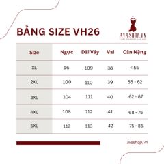 Đầm Dài Cổ V Thanh Lịch Phối Ren Cho Mẹ VH26