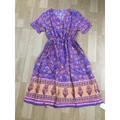 (THANH LÝ) Đầm Cotton Lụa Mềm Mát In Hoa Thời Trang Mùa Hè VH04