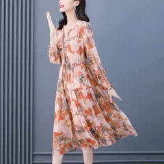 Đầm Voan Hoa Dạo Biển Quyến Rũ Cho Nữ VH62