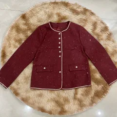 Áo Khoác Dạ Mùa Xuân Trung Niên Phong Cách Retro Sang Trọng AD65