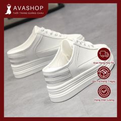 (FORM NHỎ TĂNG 1 SIZE) Giày Lười Thể Thao Nữ Tăng Chiều Cao Thời Trang AG34