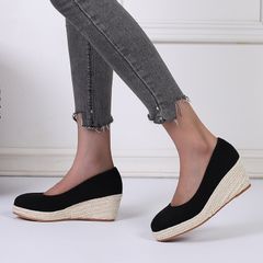 Giày Gót Nêm Tăng Chiều Cao Êm Chân AG44