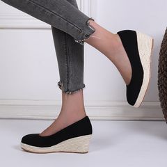 Giày Gót Nêm Tăng Chiều Cao Êm Chân AG44